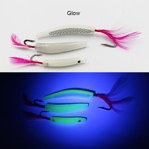 Angler holographique fini cuillère monté Surf Bow Angle Fishing Lure Hard <span class=keywords><strong>Baid</strong></span> Kits - Product Image 2