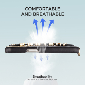 Custodia per telefono <span class=keywords><strong>con</strong></span> cordino <span class=keywords><strong>con</strong></span> <span class=keywords><strong>nome</strong></span> personalizzato in pelle per iPhone16 15 14 13 12 11ProMax 16Plus supporto protettivo personalizzato - Product Image 4