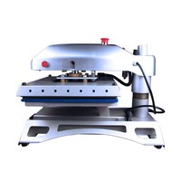 Presse à chaud électrique semi-automatique pour transfert thermique de t-shirts, 38x38cm, haute pression, pour tissus, 220/110V, 1 an de garantie