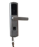 Système de serrure de porte en bois intelligent numérique antivol en alliage de zinc, accès par empreinte digitale, mot de passe, carte-clé et application, directement de l'usine