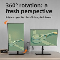 Nouveau support de bureau en acier laminé à froid robuste, prix direct usine, compatible VESA 75x75 100x100 pour moniteurs de 14 à 43 pouces, capacité 15 kg, approvisionnement en gros