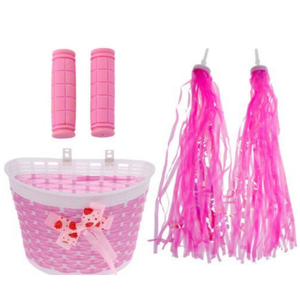 Fietsmandje Kinderen Prinses Meisjesfiets met voormandje en snelkoppeling stuurbevestiging - Product Image 1
