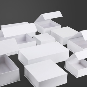 Baoren OEM Factory Direct <b>Book</b> Shaped Folding Flip-Top Paper Gift Boxes Personalized logo Rigid Cardboard <b>Storage</b> Gift Boxes - Product Image 1