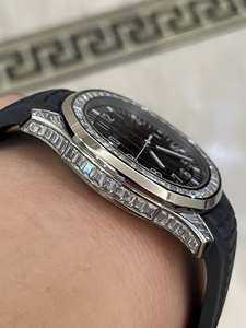 Vente en gros Offre Spéciale montre d'affaires montre de qualité haut de gamme pour hommes cadran incrusté de diamants magnifique montre automatique de luxe cadran rond - Product Image 2