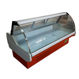 2m supermercato a temperatura singola di lusso Deli Cabinet orizzontale Freezer vetrina vetrina completa per gastronomia - Product Image 4