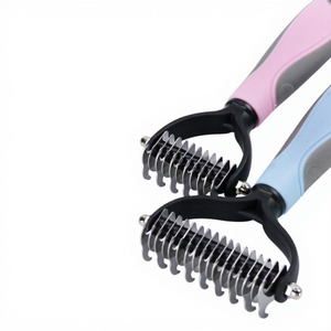 Peine para Mascotas de Doble Cara, Fácil de Limpiar, Construcción Duradera, Seguro, Desenreda Nudos, para Perros y Gatos, Limpieza, Belleza y Masaje, Productos para Mascotas - Product Image 5