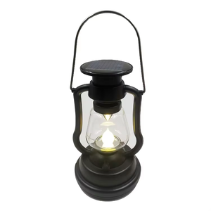 Linterna <span class=keywords><strong>LED</strong></span> <span class=keywords><strong>Solar</strong></span> Colgante Clásica para Exteriores en Negro, Rojo y Verde Oscuro para Uso en Emergencias, Camping y Decoración - Product Image 2