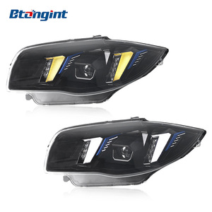Suitable for 04-11 BMW 1 Series E87 Headlight Assembly <strong>Modification</strong> Fang Style Dual Color LED Daytime Running <strong>Light</strong> Lens <strong>Light</strong> - Product Image 1