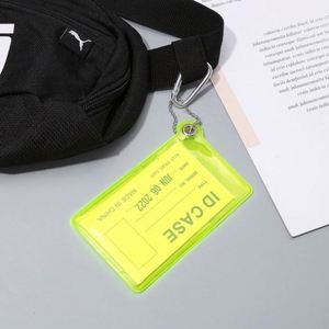 Cartera y Tarjetero Transparente Holográfico de PVC al por Mayor, Elegante y Práctico, Diseño Transparente para Etiquetas de Equipaje - Product Image 2