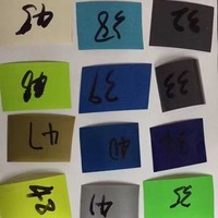 Films en plastique d'acétate de cellulose colorés pour la fabrication de lacets ou d'accessoires vestimentaires