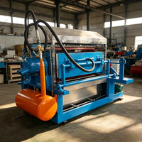 Hoge Efficiëntie Pomp Motor Motor Eierenkarton Vormmachine Energiebesparende Afvalpapier Eierbak Productielijn 100 Stuks/Min CE