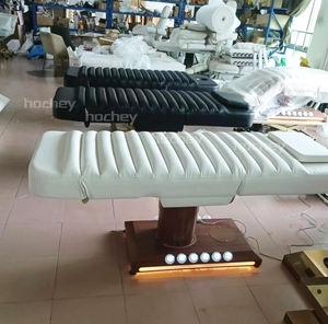 HOCHEY tempat tidur lebar elektrik untuk Salon, Meja pijat sofa perawatan Pusat Sap klinik biru tempat tidur Salon kecantikan Spa - Product Image 1