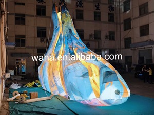 Model Gunung Berapi Tiup Raksasa dengan Lampu, Gunung Berapi Meletus untuk Dekorasi Acara - Product Image 2