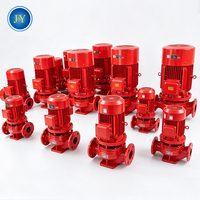 Pompa Sentrifugal Vertikal Inline untuk Perlindungan Kebakaran, Pompa Hidran Kebakaran, Pompa Booster Sprinkler untuk Sistem Pasokan Air Kebakaran Gedung