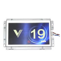 Écran LCD rétroéclairé LED moderne de 7 pouces en acier inoxydable, pièces détachées pour ascenseurs d'hôtels, appartements et hôpitaux, personnalisable