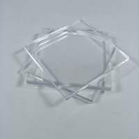 Feuille transparente incassable de polycarbonate de la coutume 6mm 4x8 6mm Film acrylique soluble dans l'eau rigide pour le plastique de construction