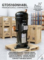 Compresseur scroll à onduleur haut de gamme GTD5160NH48L pour climatisation centralisée, unité de réfrigération CVC R410A