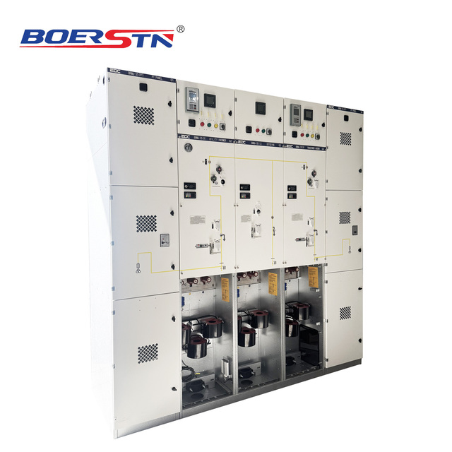 Boerstn SM6 Module Type Electrical SF6 RMU Switchgear / Distribution Board BRSM6-12/24/40.5 630A Three Phase 40.5kV
