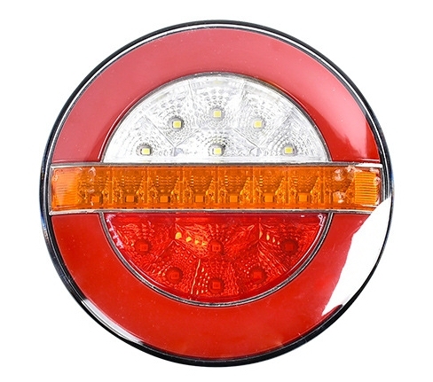 Cross-Border Export Manufacturers Produce LED Tail Lights Car Lamps & Truck Hamburger Lamp 12V/24V Rear Taillights