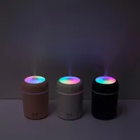 Accepter Dropshipping Colorful 300ML Home Office Car Grand Spray humidificateur d'air avec lumières LED