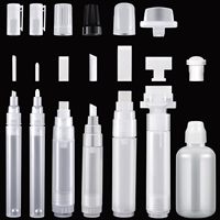 Marqueurs acryliques vides 64 couleurs 15mm 30mm 50mm marqueurs de peinture acrylique à pointe feutre Jumbo pour peinture
