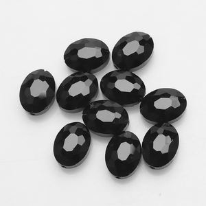 Zhubi 9X12MM Jade Couleurs Bull Eye Perles <span class=keywords><strong>De</strong></span> Verre À Facettes Plat Ovale Forme Perles <span class=keywords><strong>De</strong></span> Cristal Pour La Fabrication <span class=keywords><strong>De</strong></span> Bijoux BRICOLAGE Artisanat - Product Image 4