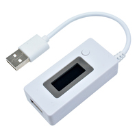 Medidor de Capacidad de Carga LCD USB, Voltímetro/Amperímetro, Multímetro, Prueba la Velocidad de Carga de Cables y Baterías, Nuevo