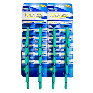 B310GL meilleure vente triple trois 3 lame <span class=keywords><strong>rasoir</strong></span> <span class=keywords><strong>rasoir</strong></span> jetable avec bande lubrifiante <span class=keywords><strong>pour</strong></span> homme et <span class=keywords><strong>femme</strong></span> OEM acceptable - Product Image 6