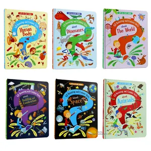 Yimi Papierleverancier Professionele Kinderbordboek Hardcover Kids Kartonnen Boek Met Aangepaste Boekdrukservice