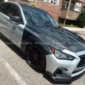 Nuevo Capó Delantero Ventilado de Fibra de Carbono para Infiniti Q50, Reemplazo con Clips de Fijación, Color Negro, 3 Meses de Garantía - Product Image 2