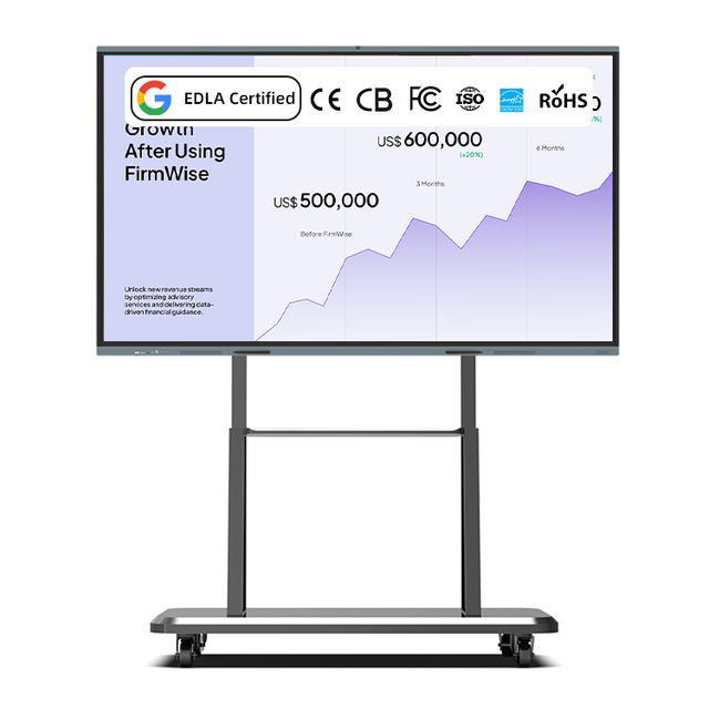 HUSHIDA 55 65 75 86 Inch Smart Digital Interactive LED/LCD Board Touch Screen Panel for Meeting Rooms