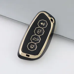 Free sample anti-dirt waterproof soft TPU plastic replacement case car remote key fob case cover for haval H6 M6 7X F5