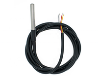 Kabel Sensor suhu, (kualitas tinggi) Stainless Steel tahan air DS18b20 1/2/3/5M Sensor suhu 18B20