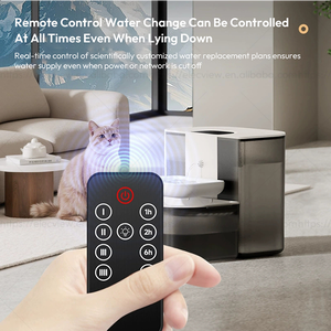 Fontaine d'eau Elecpet pour animaux de compagnie Séparation des eaux usées Auto-recharge Basculement 4.5L Sans fil 4800mAh Abreuvoir en plastique intelligent pour chats chiens - Product Image 5