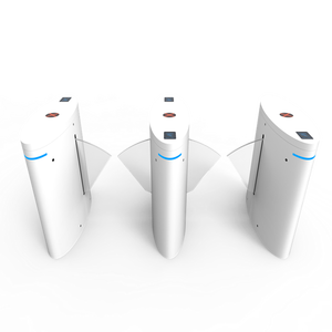 QR kodu RFID kart parmak izi kanatlı geçiş kapısı güvenlik erişim kontrolü kapak bariyeri - Product Image 2