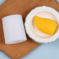 Nouveautés 3D Mangue Fruits Silicone Moule Fondant Chocolat Bougie Moule Gâteau Outils De Cuisson