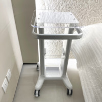 Chariot médical portable blanc à prix d'usine pour machine laser lourde, chariot pour machine IPL ND YAG laser Ems RF