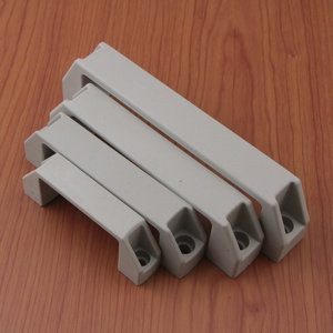 Gray Nylon Plastic Cabinet Door Handles Square Industrial Design Durable Furniture Handle - Product Image 1