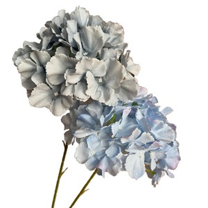 Jinxi <b>Artificial</b> <b>Hydrangea</b> Single Branch Silk Flower Wedding Home Decor Outdoor Photography Props - Product Image 4