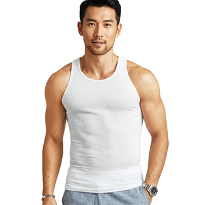 Camiseta sin mangas de corte holgado para hombre, camiseta informal de algodón para gimnasio y deportes, transpirable, ligera, de secado rápido y ecológica. - Product Image 1