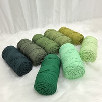 Wholesale Hand-Knitted Polyester Round Yarn Bag Mat Twisted Style Tshirt Yarn Crochet for Weaving