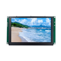 Layar LCD TFT UART 5.0 Inci Resolusi 800x480 RGB Lampu Latar LED Putih Kecerahan 500 Antarmuka HMI