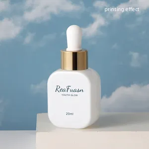 Botol bahan kaca portabel, tempat langsung dari pabrik essence drop tube 20ml botol kosmetik kaca portabel