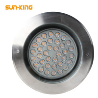 Extérieur IP67 Blanc Chaud 3000K Rond Décoratif Encastré Au Sol Réglable Uplight 18 Watt 36W LED Inground Lampadaire