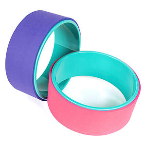 Ruedas de Yoga Portátiles de TPE Ecológicas al por Mayor, Anillo de Pilates y Rueda para Espalda con Logotipo Personalizado, Equipo de Fitness - Product Image 6