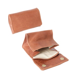 2023 all'ingrosso custodia per tabacco in pelle marrone custodia per tabacco portafoglio con porta carta arrotolabile accessori per fumatori forniture per negozi di fumo - Product Image 2
