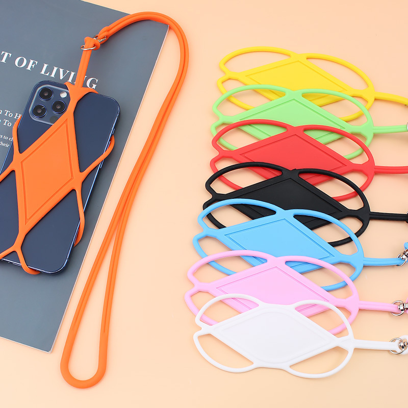 Magnetic Silicone Earphone Holder Neck Strap Secure Design Anti Lost Cord Lightweight Accessory