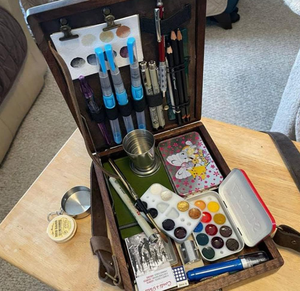 Bolsa de Mensajero Cruzada de Madera Hecha a Mano para Exteriores, Caja de Almacenamiento para Pintores y <span class=keywords><strong>Escritores</strong></span>, Color Personalizado, Logotipo, Diseño Desmontable, Cartón - Product Image 2