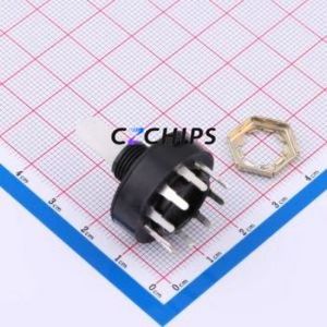 R20407RR02Q Rotary Switch Through hole Component (THT) Switch 4 Flat Type PC Pin 125V - Product Image 2
