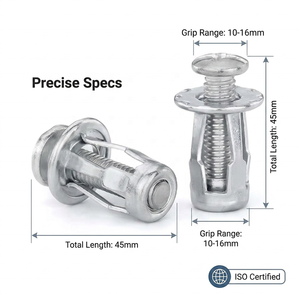 In acciaio inox flangiato testa cieca Jack rivetto dado petalo metallo di espansione per parete cava pelle di ferro - Product Image 2